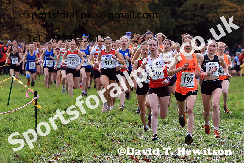 Senior women 2024 Start Fitness NEHL, Lambton Park, near Chester le Street, County Durham.   Photo: David T. Hewitson/Sports for All Pics